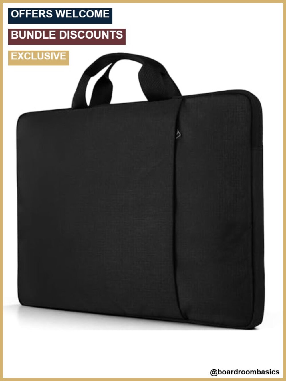 22 inch Laptop Sleeve Case Waterproof Polyester Fleece Lined Portable Computer